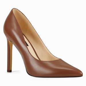 Nine West Tatiana Pointy Toe Pumps Bruin Nederland | GXS-103579